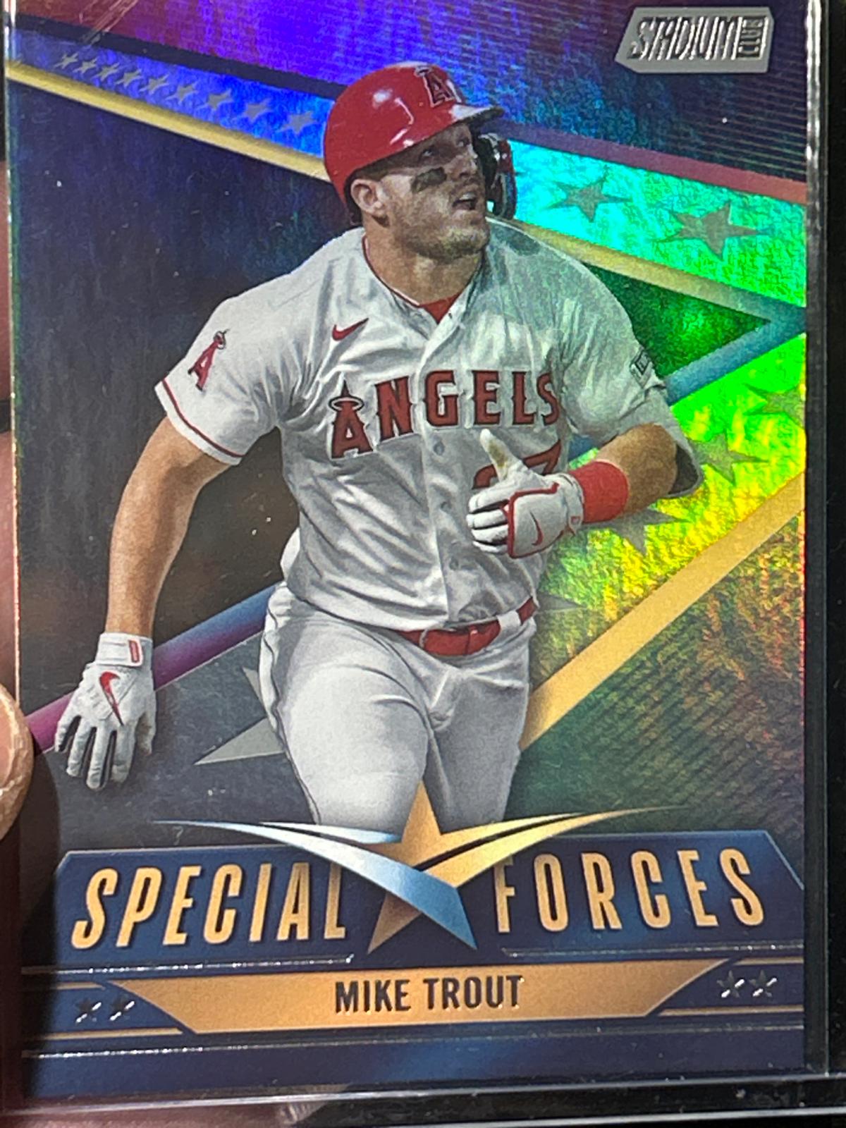 2024 Topps Stadium Club Special Forces Mike Trout #SF-12 card