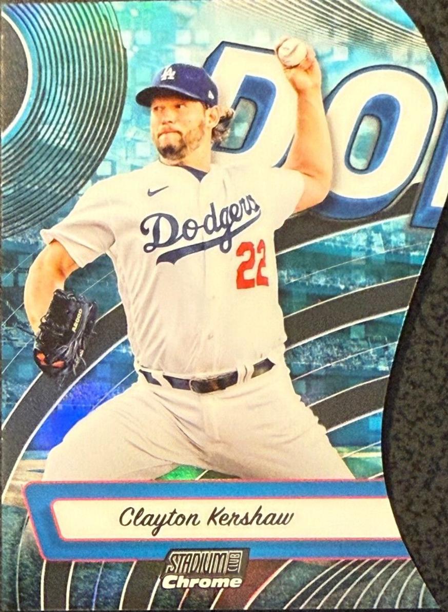 2024 Topps Stadium Club Triumvirates Clayton Kershaw #TRI-16 card