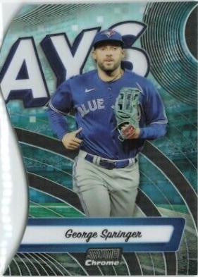 2024 Topps Stadium Club Triumvirates George Springer #TRI-27 card