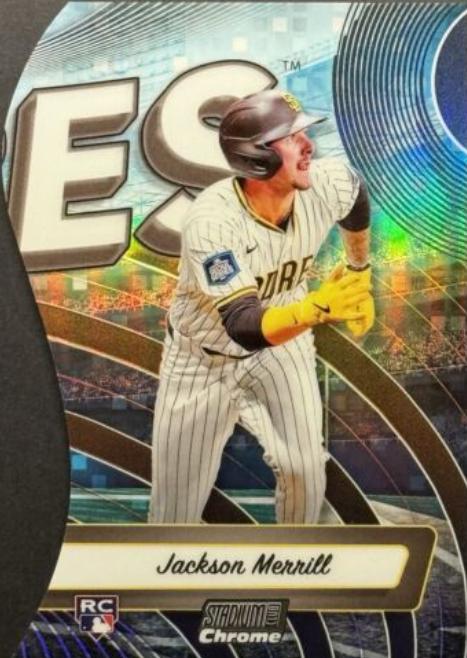 2024 Topps Stadium Club Triumvirates Jackson Merrill #TRI-15 card