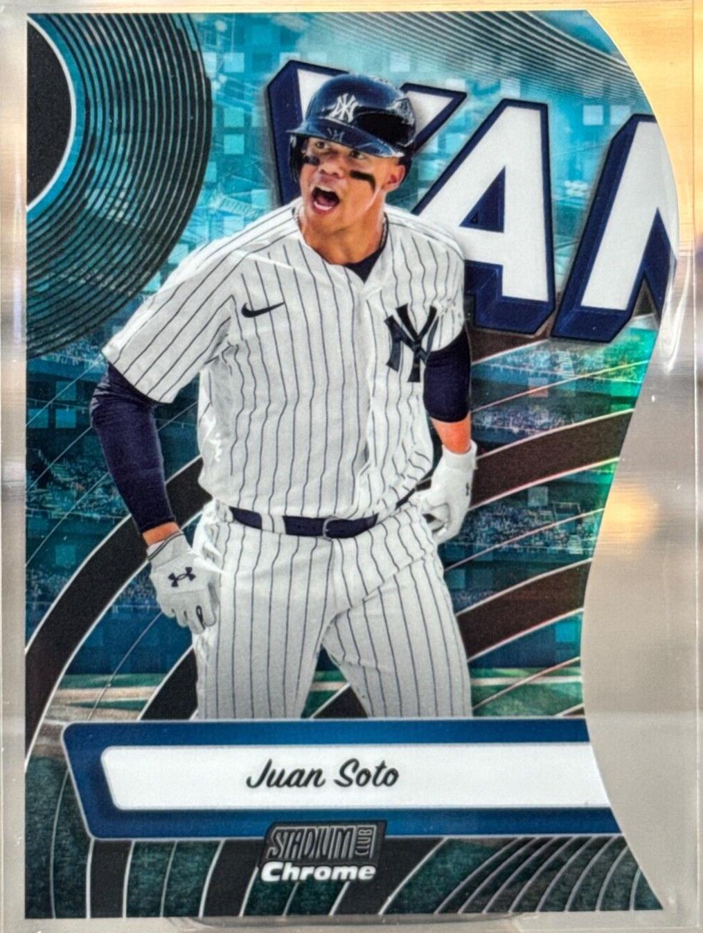 2024 Topps Stadium Club Triumvirates Juan Soto #TRI-7 card