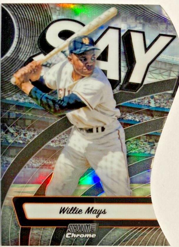2024 Topps Stadium Club Triumvirates Nickname Willie Mays #TVN-6 card