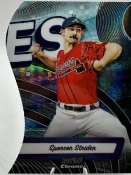 2024 Topps Stadium Club Triumvirates Spencer Strider #TRI-12 card
