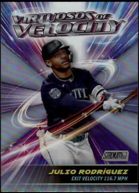 2024 Topps Stadium Club Virtuosos of Velocity Julio Rodriguez #VV-12 card