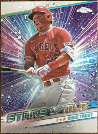 2024 Topps Stars of MLB Chrome Mike Trout #CSMLB-2 card