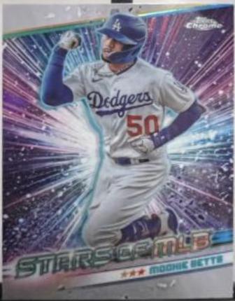 2024 Topps Stars of MLB Chrome Mookie Betts #CSMLB-9 card
