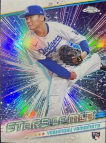 2024 Topps Stars of MLB Chrome Yoshinobu Yamamoto #CSMLB-57 card