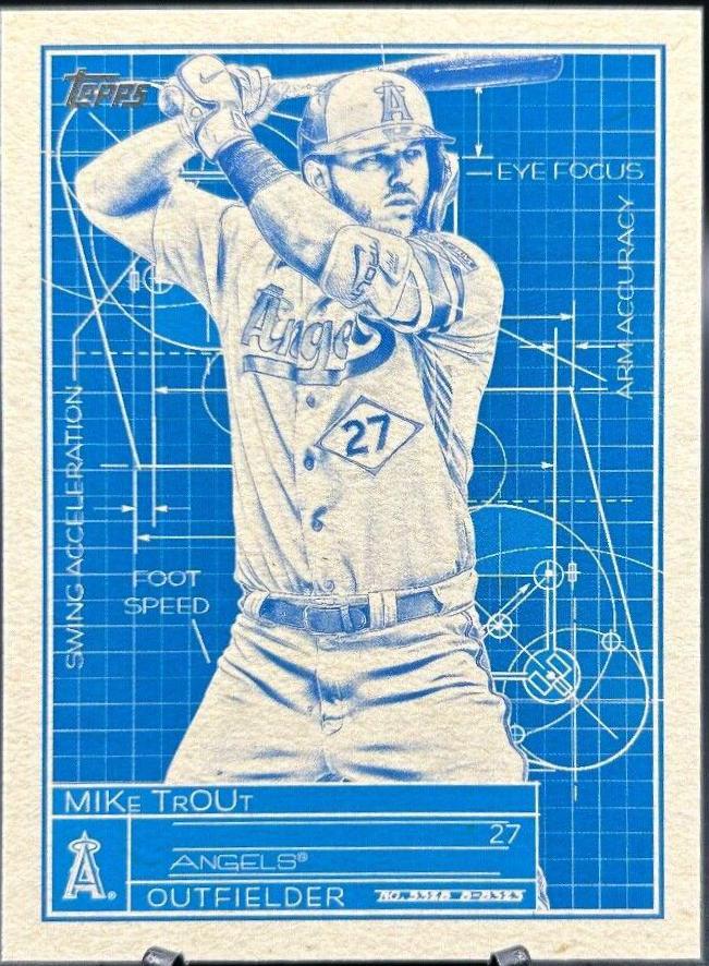 2024 Topps Superstar Blueprint Mike Trout #SB-2 card