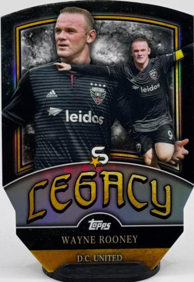 2024 Topps Superstars MLS Legacy Die-Cut Wayne Rooney #LE-1 card
