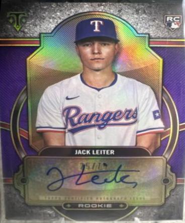 2024 Topps Triple Threads Rookie Autograph Jack Leiter #RA-JL card