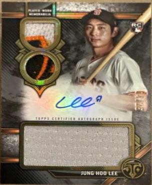 2024 Topps Triple Threads Rookie Autograph Jung Hoo Lee #RA-LEE card
