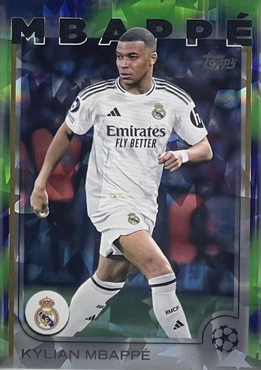 2024 Topps UEFA Kylian Mbappe [Northern Lights] #1 card