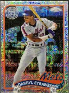 2024 Topps Update 1989 Chrome Silver Pack Darryl Strawberry #T89CU-22 card