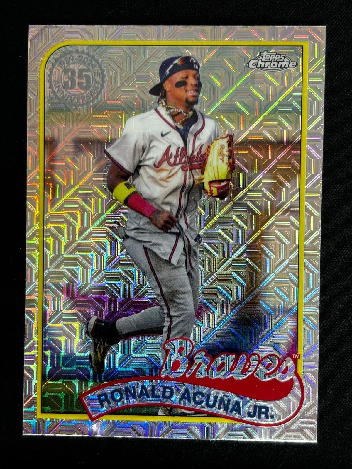 2024 Topps Update 1989 Chrome Silver Pack Ronald Acuna Jr. #T89CU-4 card