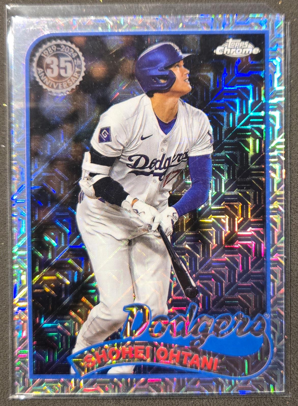 2024 Topps Update 1989 Chrome Silver Pack Shohei Ohtani #T89CU-35 card