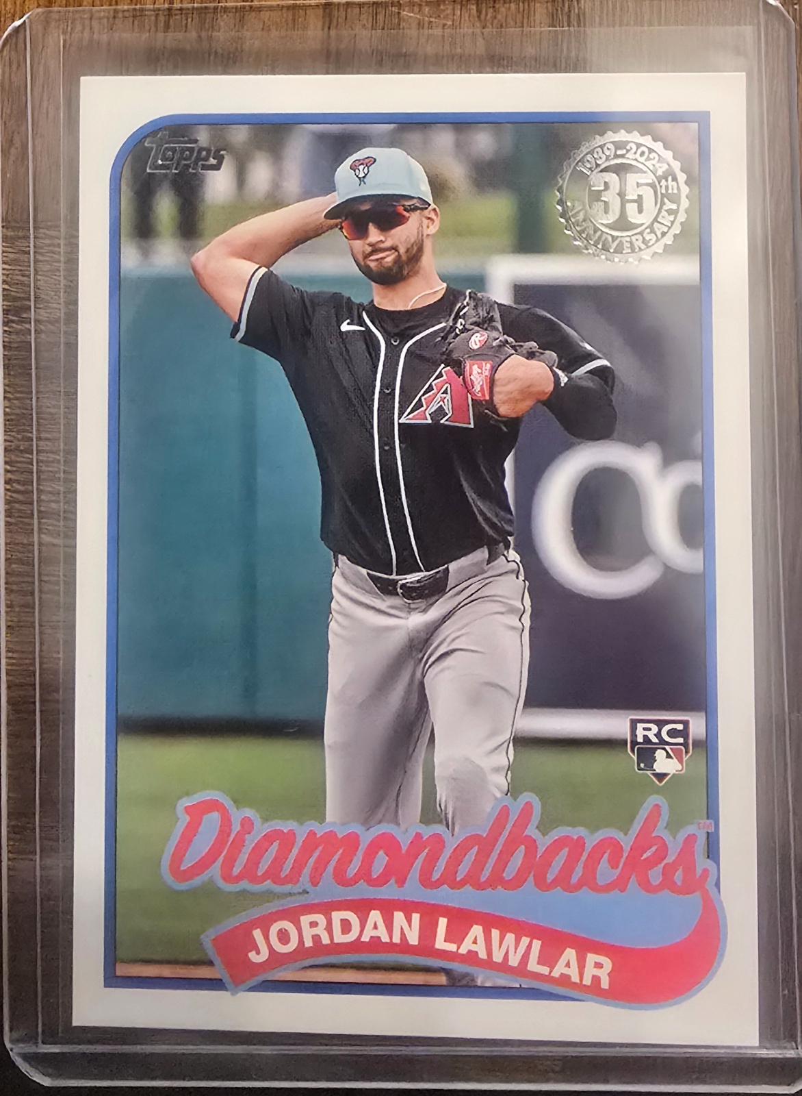 2024 Topps Update 1989 Jordan Lawlar #89US-40 card