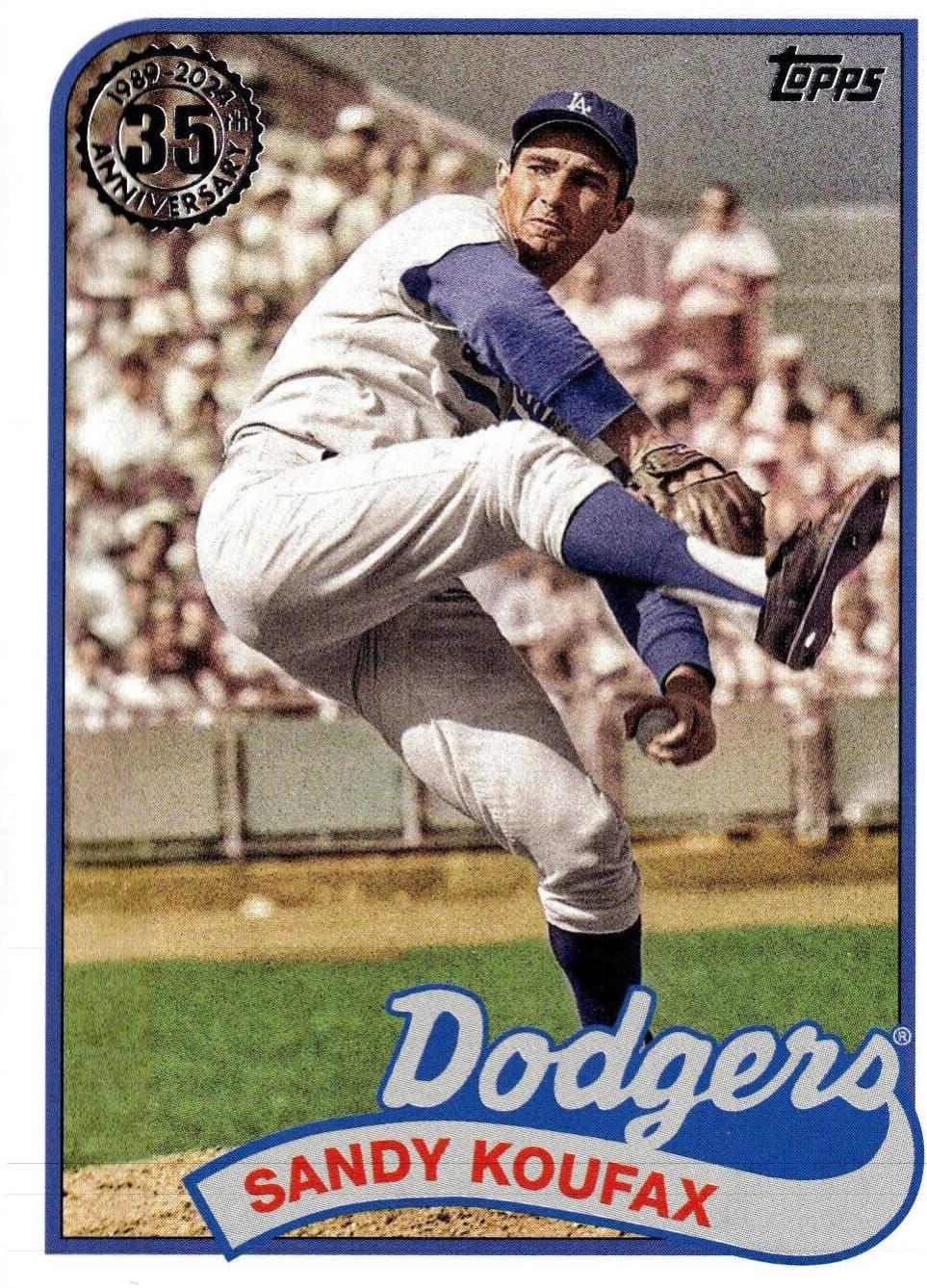 2024 Topps Update 1989 Sandy Koufax #89US-33 card