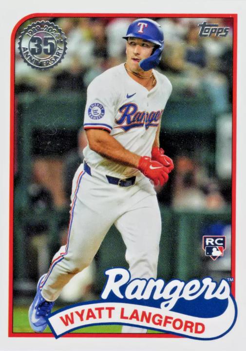2024 Topps Update 1989 Wyatt Langford #89US-36 card