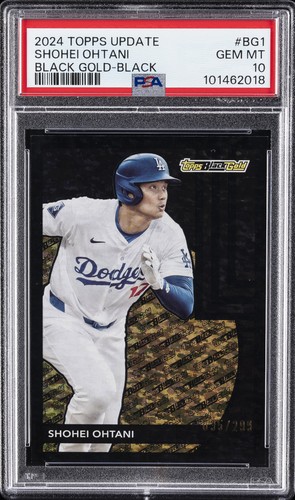 2024 Topps Update Black Gold Shohei Ohtani [Black] #BG-1 card