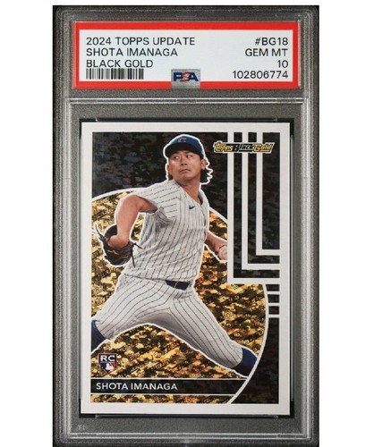 2024 Topps Update Black Gold Shota Imanaga #BG-18 card
