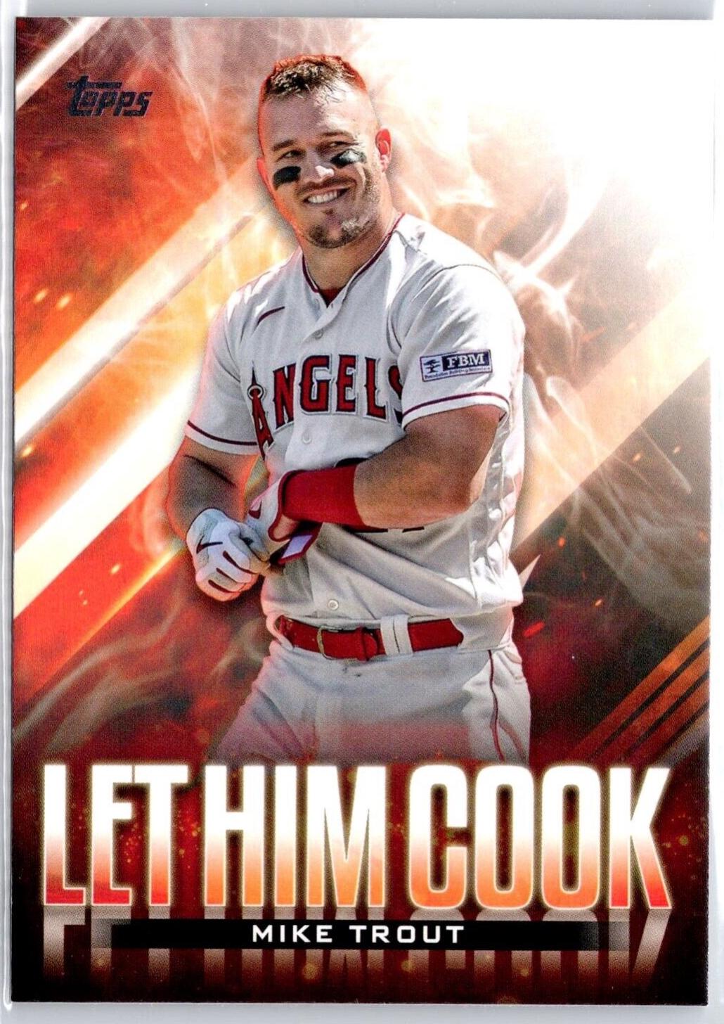 2024 Topps Update Let Him Cook Mike Trout #LHC-2 card