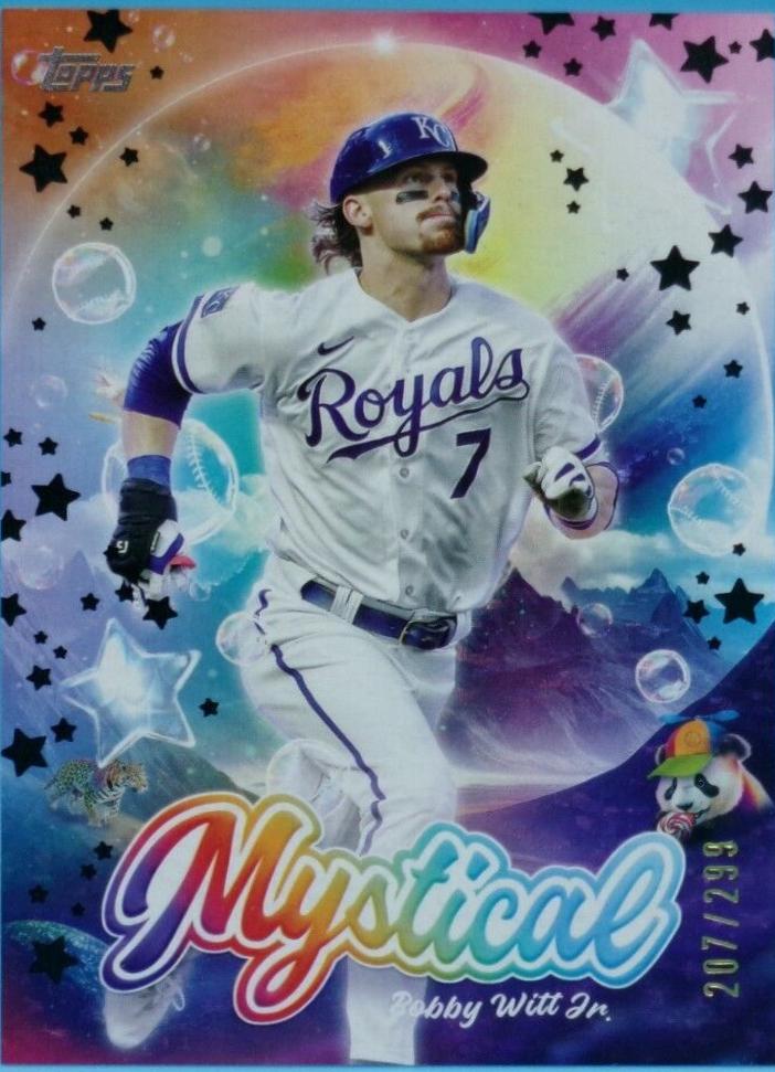 2024 Topps Update Mystical Bobby Witt Jr. [Black] #MYS-33 card