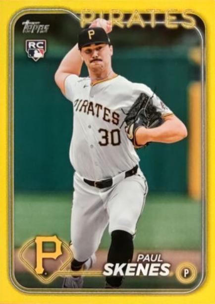 2024 Topps Update Paul Skenes [Yellow] #US100 card