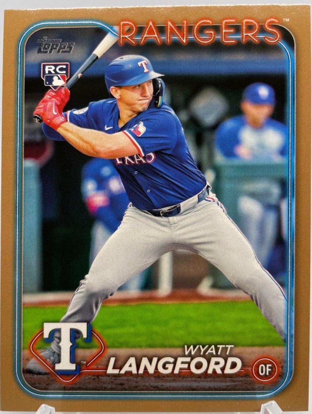 2024 Topps Update Wyatt Langford [Gold] #US151 card