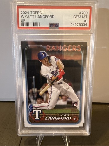 2024 Topps Wyatt Langford [SP] #700 card