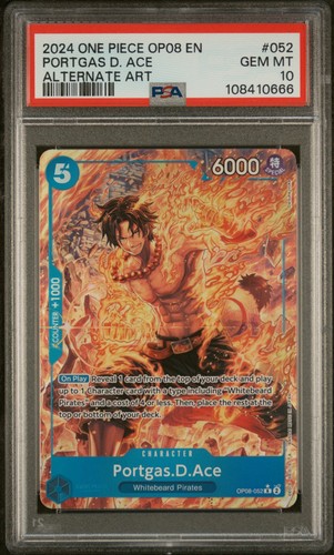 2024 Two Legends Portgas.D.Ace [Alternate Art] #OP08-052 card