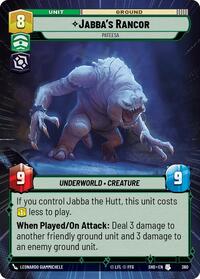 2024 Unlimited: Shadows of the Galaxy Jabba's Rancor - Pateesa [Hyperspace] #360 card