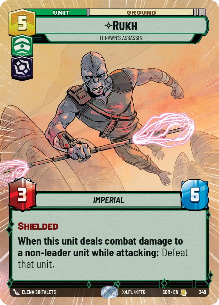 2024 Unlimited: Spark of Rebellion Rukh [Foil Hyperspace] #349 card