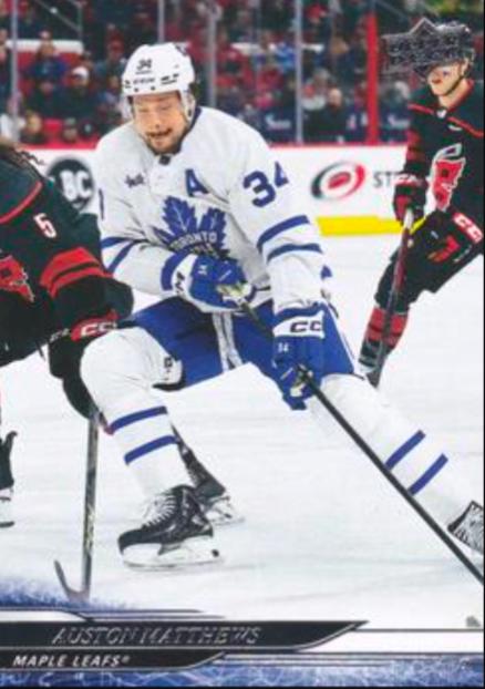 2024 Upper Deck Auston Matthews #411 card