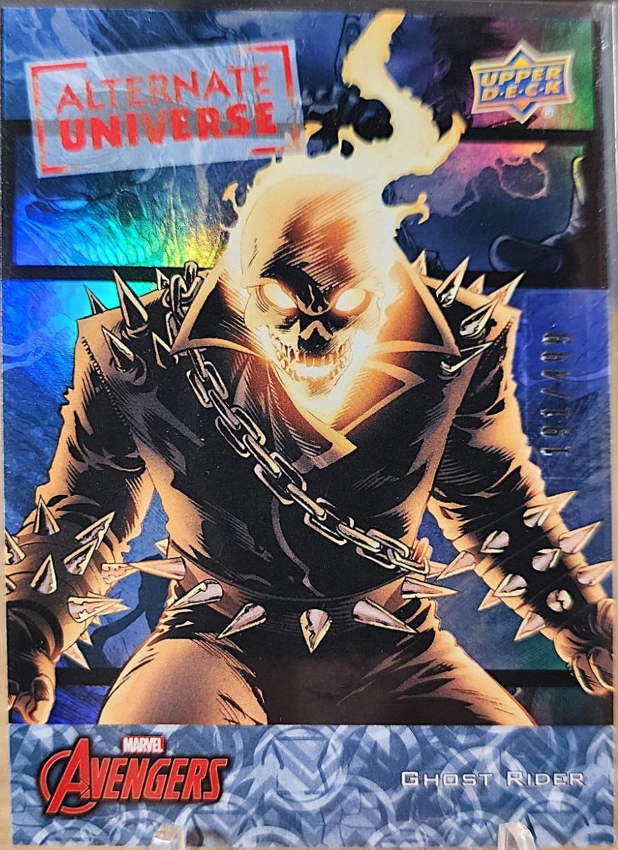 2024 Upper Deck Avengers Alternate Universe Ghost Rider #AU-20 card