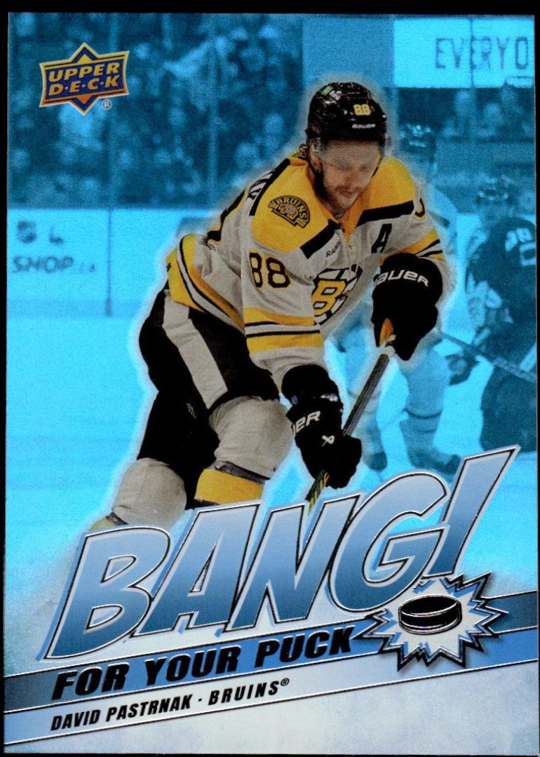 2024 Upper Deck Bang For Your Puck David Pastrnak #BP-9 card