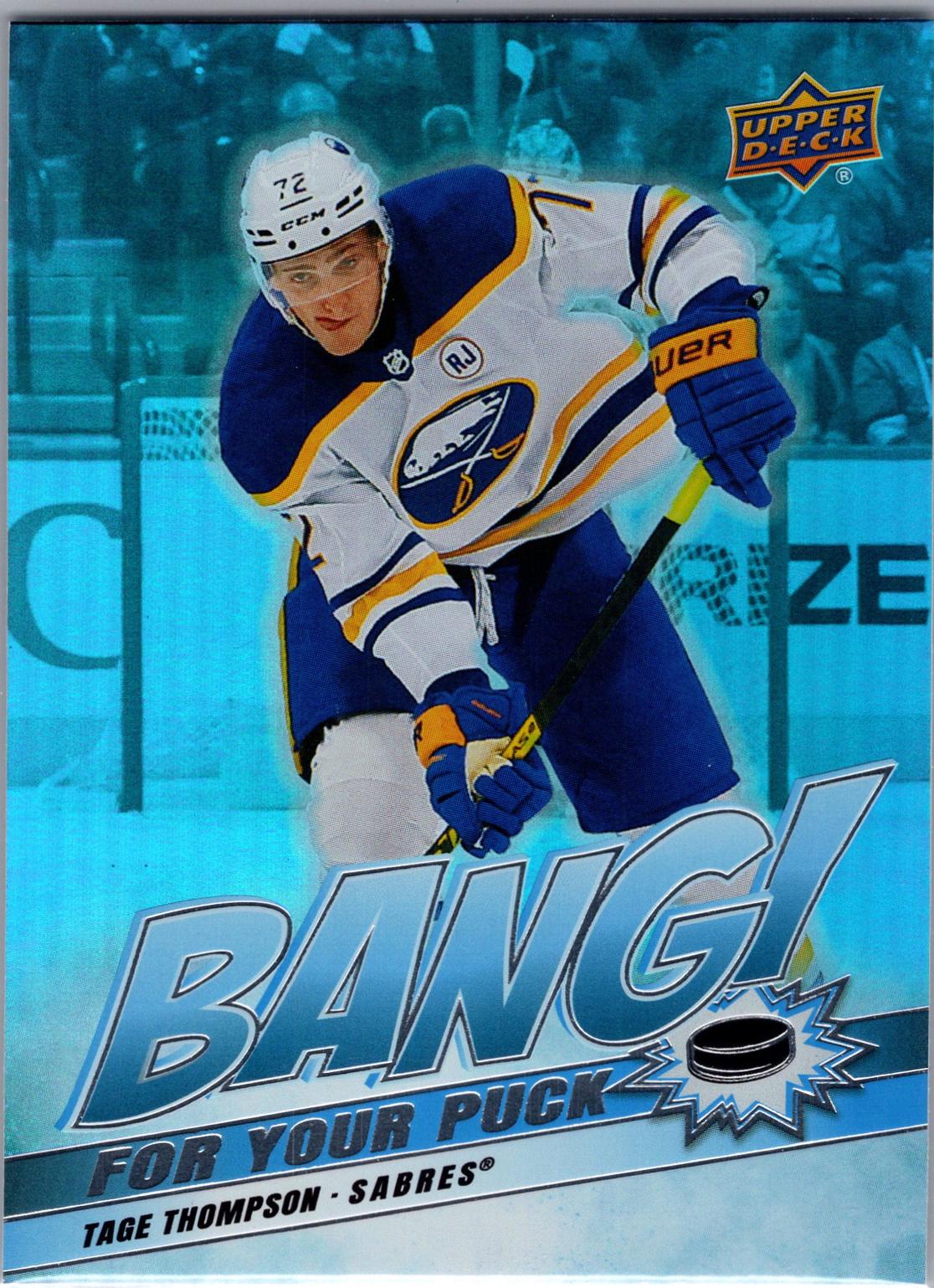 2024 Upper Deck Bang For Your Puck Tage Thompson #BP-20 card