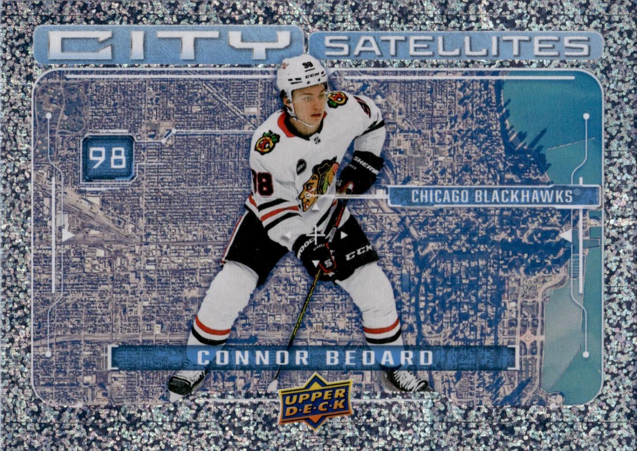 2024 Upper Deck City Satellites Connor Bedard [Speckle] #CS-11 card