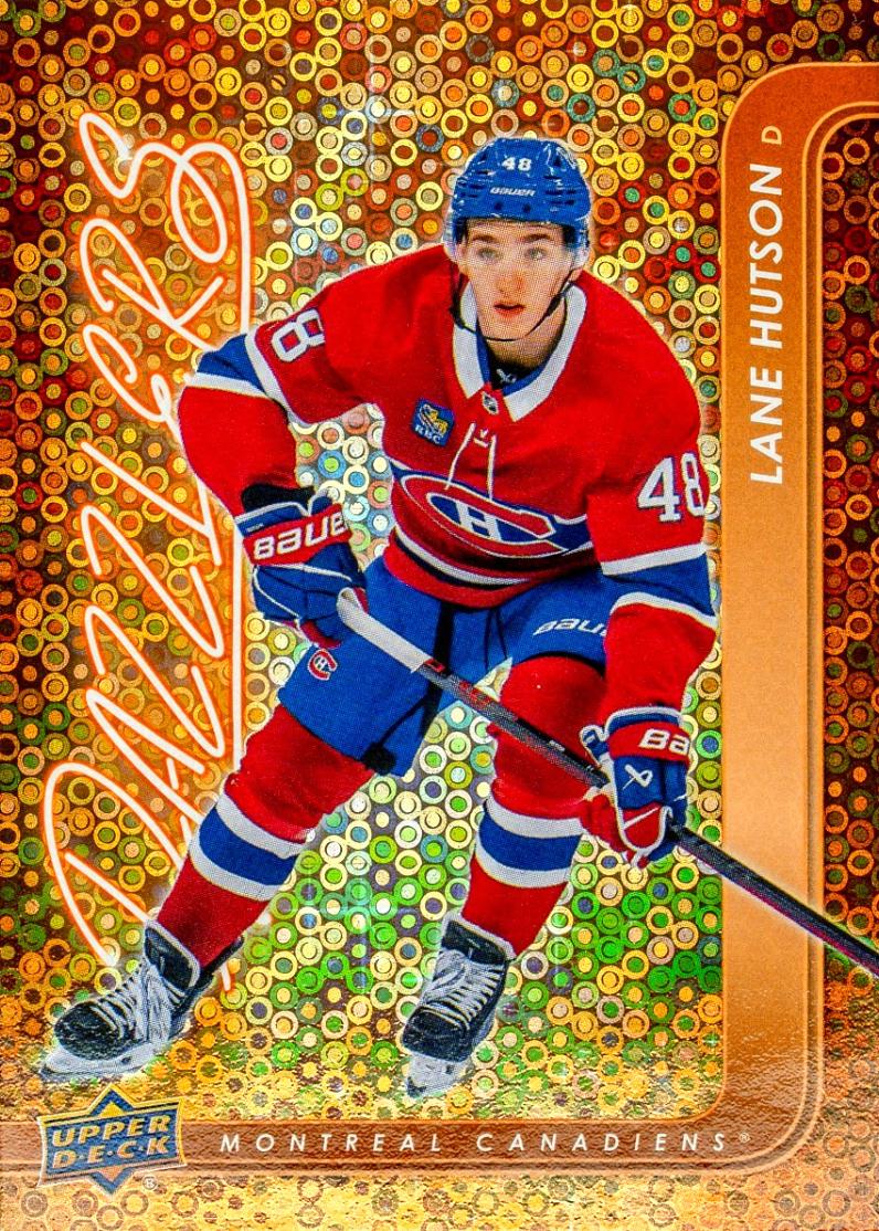 2024 Upper Deck Dazzlers Lane Hutson [Orange] #DZ-76 card