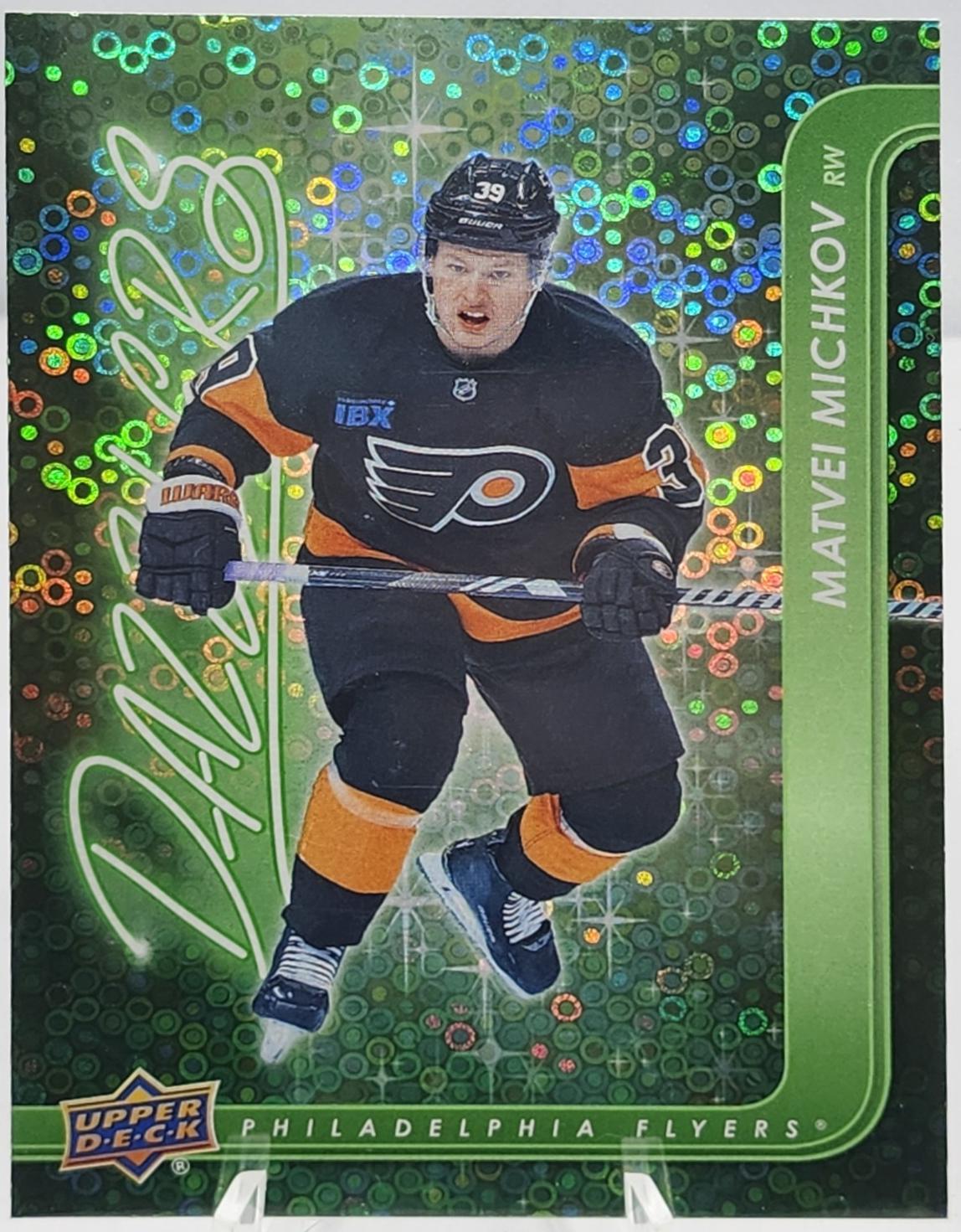 2024 Upper Deck Dazzlers Matvei Michkov [Green] #DZ-121 card