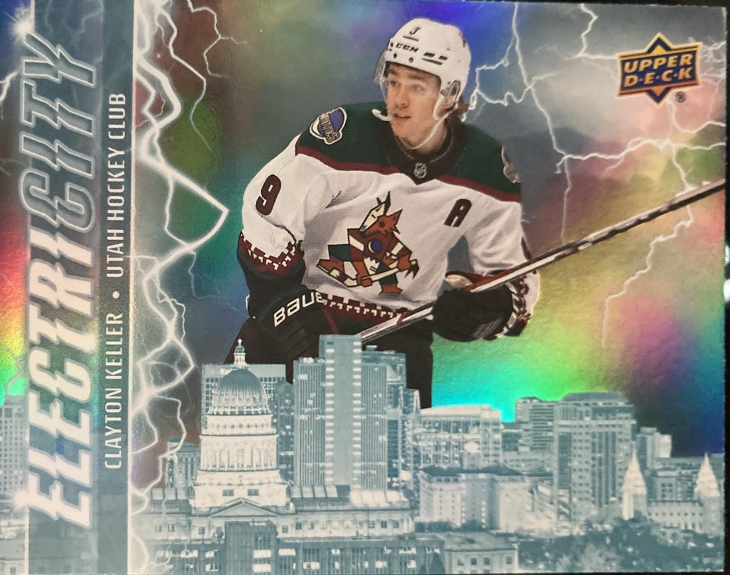 2024 Upper Deck ElectriCITY Clayton Keller #EC-6 card