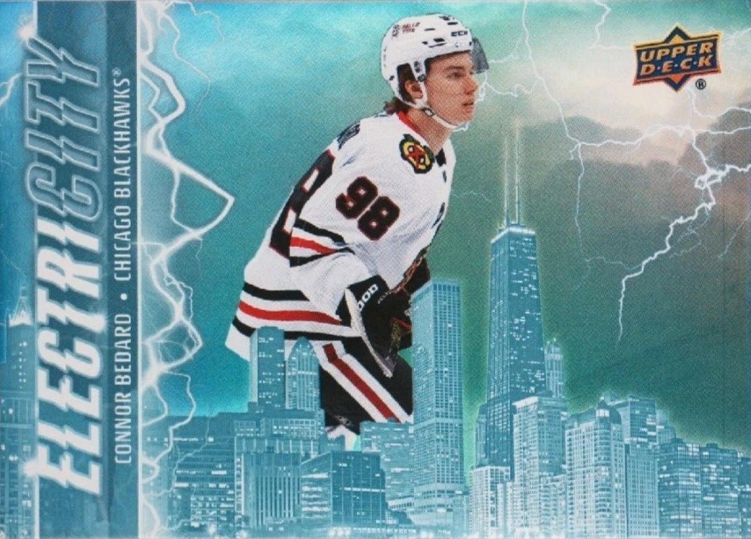 2024 Upper Deck ElectriCITY Connor Bedard #EC-7 card