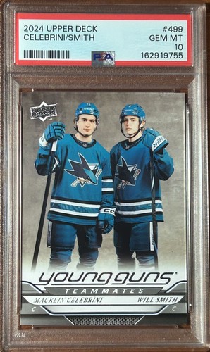 2024 Upper Deck Macklin Celebrini / Will Smith #499 card