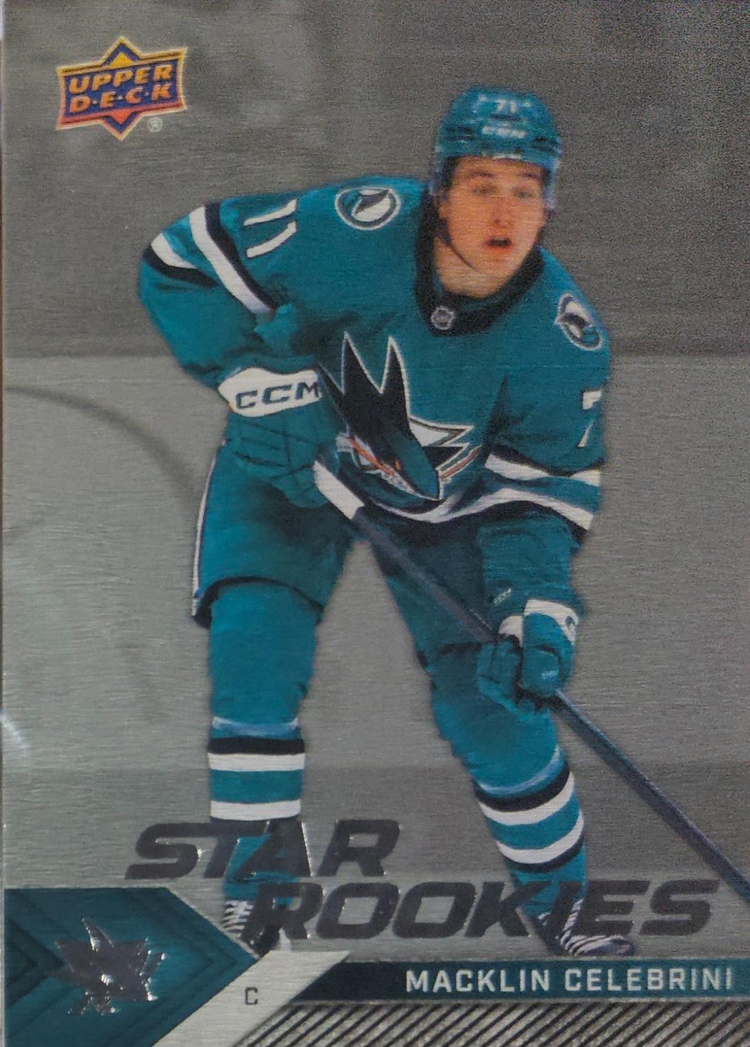 2024 Upper Deck NHL Star Rookies Box Set Macklin Celebrini #13 card