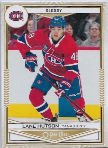 2024 Upper Deck O-Pee-Chee Glossy Lane Hutson [Gold] #OPC-50 card