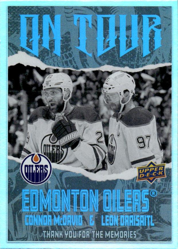 2024 Upper Deck On Tour Connor McDavid / Leon Draisaitl #OT-27 card