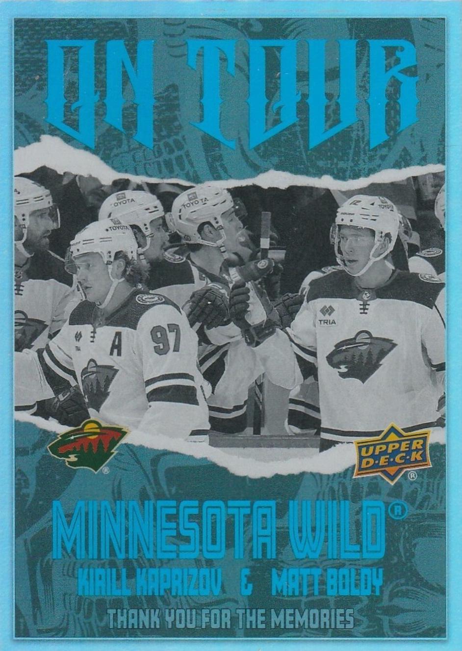 2024 Upper Deck On Tour Kirill Kaprizov / Matt Boldy #OT-32 card