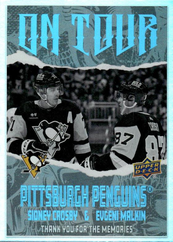 2024 Upper Deck On Tour Sidney Crosby / Evgeni Malkin #OT-12 card