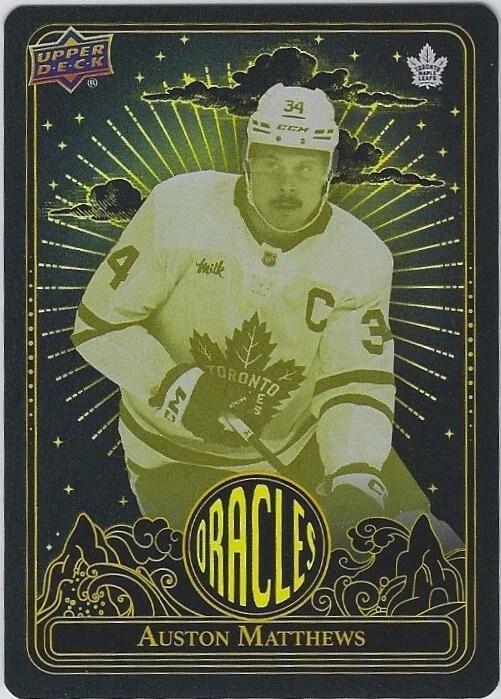 2024 Upper Deck Oracles Auston Matthews #O-34 card