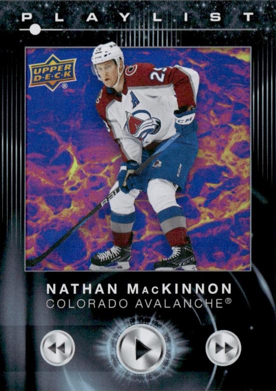 2024 Upper Deck Playlist Nathan MacKinnon #PL-1 card