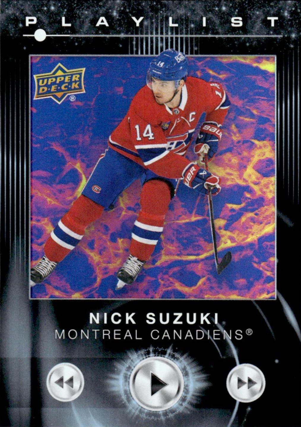2024 Upper Deck Playlist Nick Suzuki #PL-11 card
